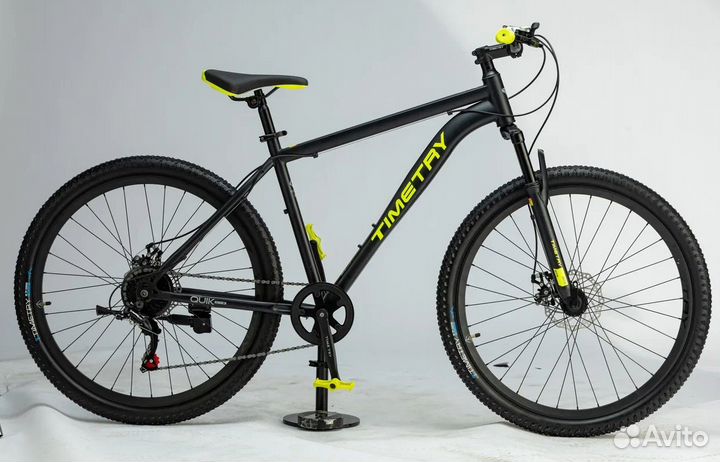Велосипед горный timetry TT322 черно-желтый