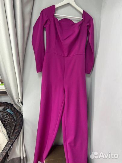 Комбинезон новый розовый/черный