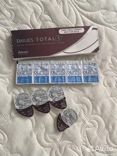 Линзы контактные однодневные -1,5