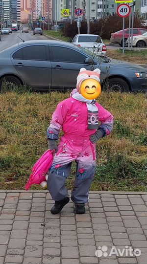 Комбинезон демисезонный для девочки110