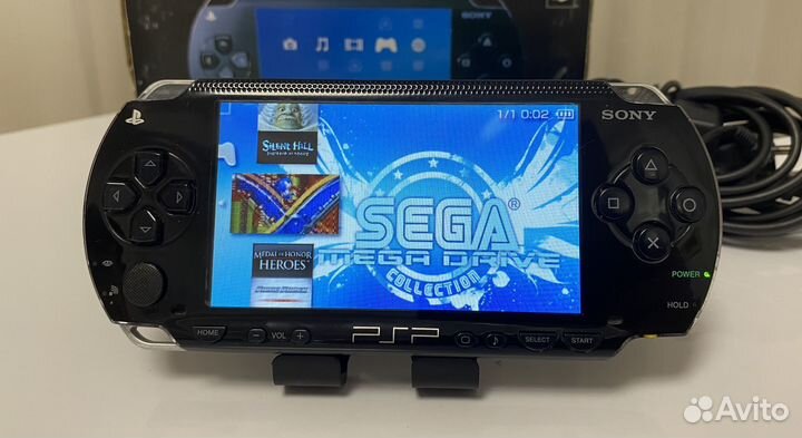 Sony PSP fat 1008 прошитая + 130 игр