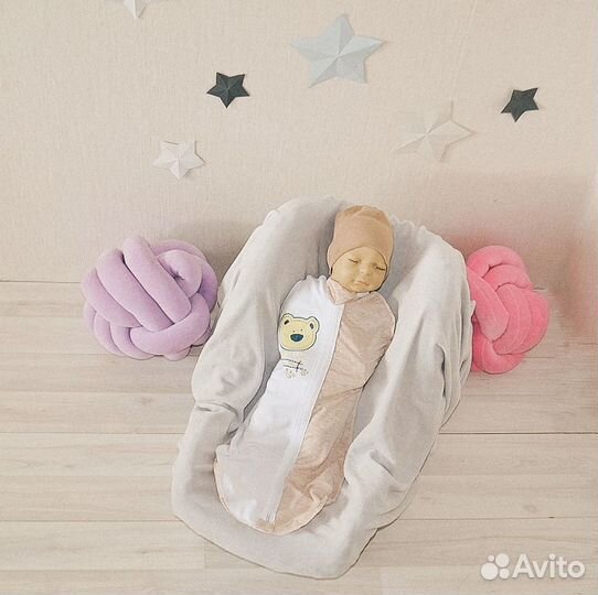Пеленка кокон на молнии новые