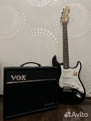 Электрогитара + комбоусилитель(Fender + VOX) купить в Альметьевске ...