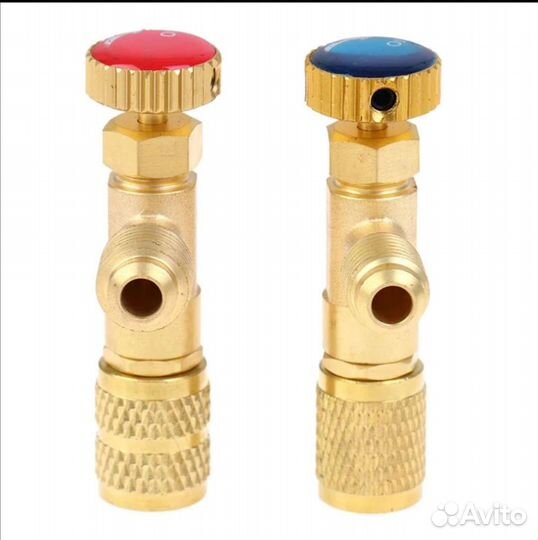 Клапан безопасной заправки фреона/хладагента