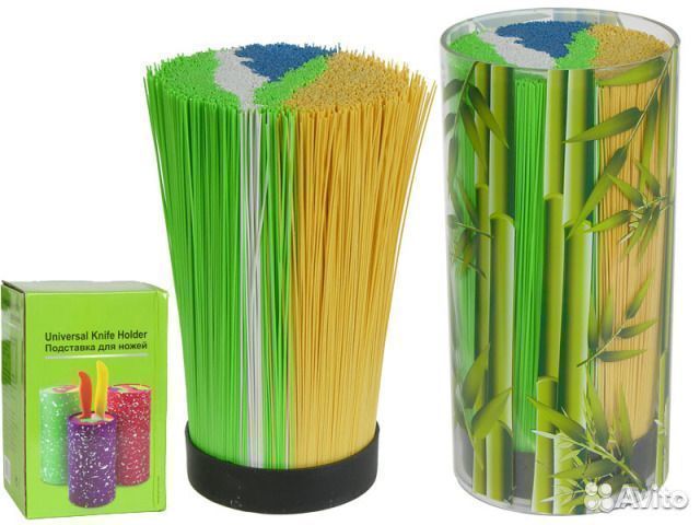 Подставка для ножей universal knife holder бамбук
