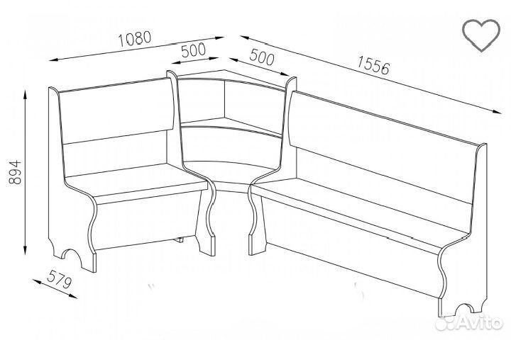 Угол кухонный