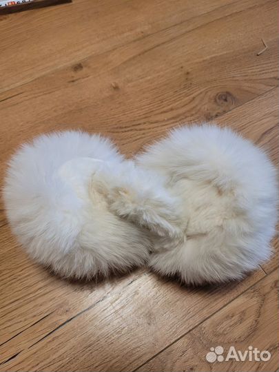 Наушники меховые белые