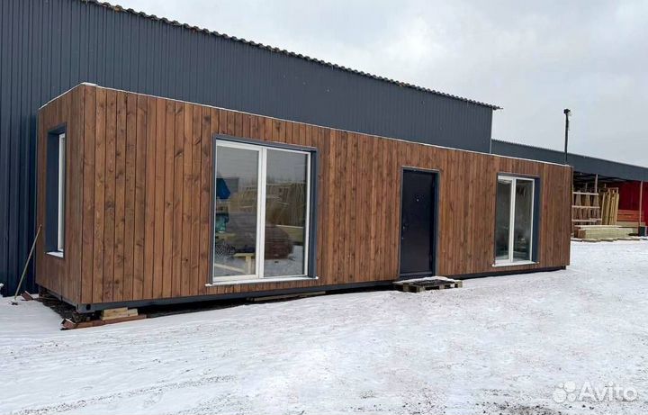 Модульный дом из морских контейнеров под ключ