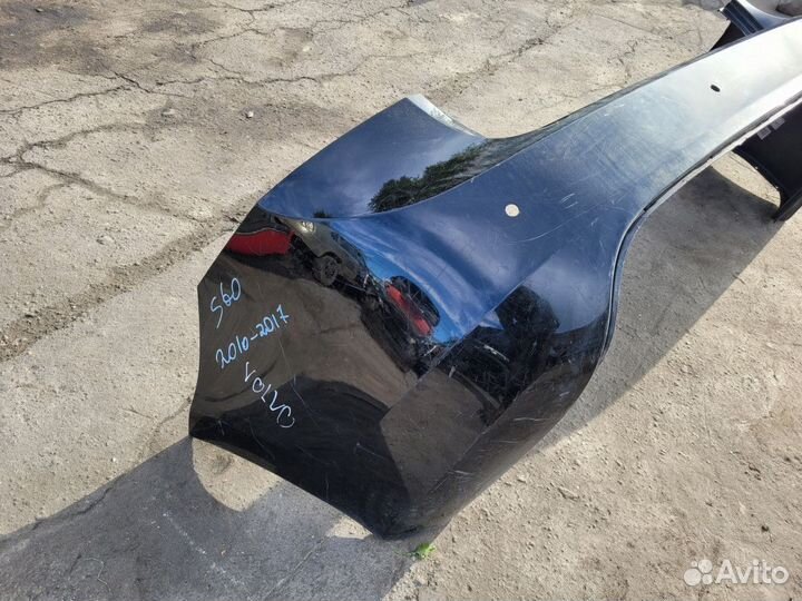 Бампер задний на Volvo S60 2