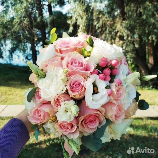 Букет невесты из живых цветов