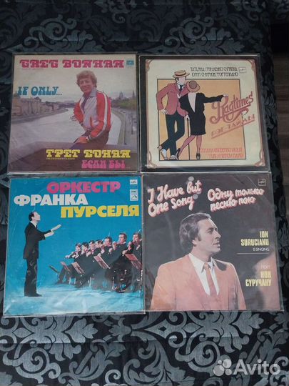 Виниловые пластинки разных жанров