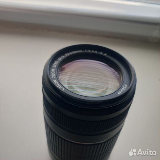 Объектив canon zoom lens ef-s 55-250mm 1:4-5.6 is