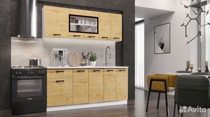 Кухонный гарнитур 1,8 м прямой Новый / Гарантия 1г