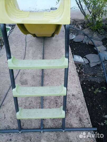 Детская горка пластиковая уличная бу