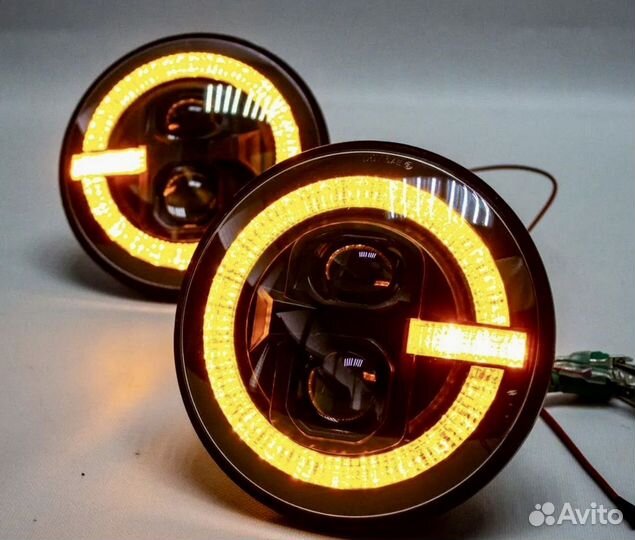 Фары в Стиле tank BI LED ZMB