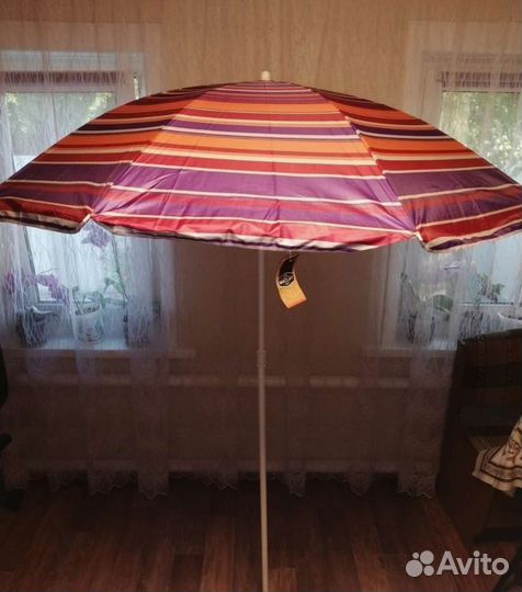Зонт пляжный с подставкой
