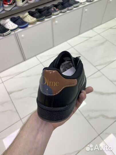 Кроссовки adidas superstar x dime чёрные