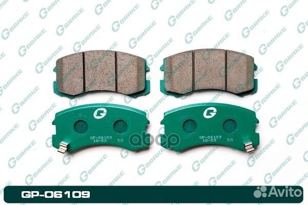 GP-06109 колодки тормозные G-Brake / 3462 / GP