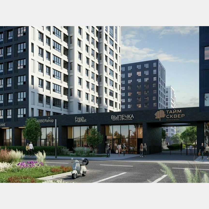 2-к. квартира, 34,3 м², 7/13 эт.