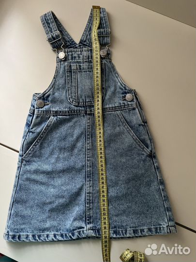 Сарафан акула acoola джинсовый для девочки 104-110