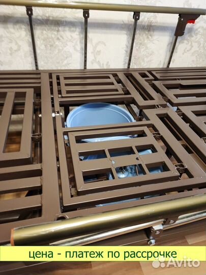 Медицинская кровать с туалетным устройством