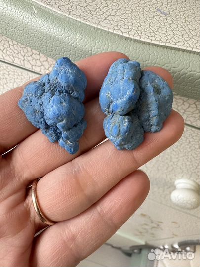 Азурит с кристаллизацией