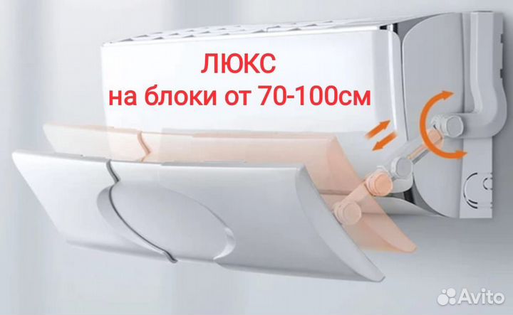 Экран (отражатель воздуха) для кондиционера