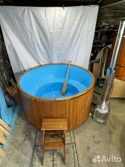 Купель с подогревом / печкой, банный чан