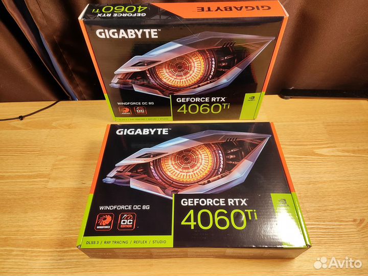 Видеокарта gigabyte GeForce RTX 4060Ti windforce