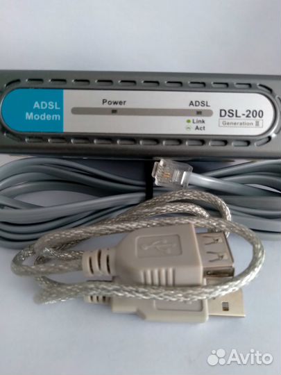 Adsl модем d link DSL-200