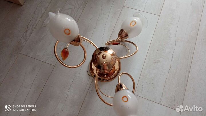 Люстра потолочная бу