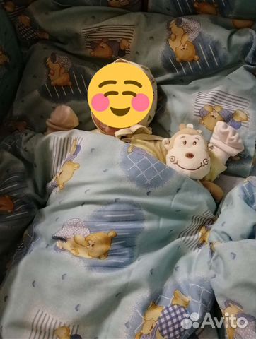 Кпб в детскую кроватку с бортиками