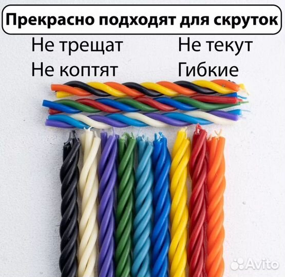 Свечи ритуальные, алтарные, восковые
