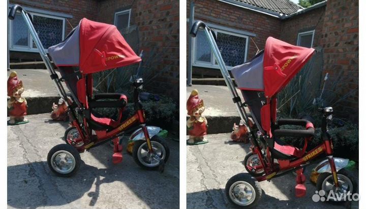 Детский трехколесный велосипед бу