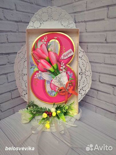 Поделка в детский садик на 8 марта