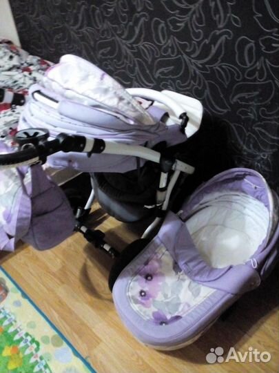 Коляска adamex barletta серия акварель