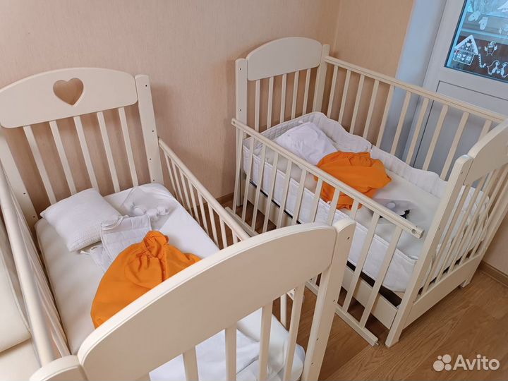 Детские кроватки бу для двойни