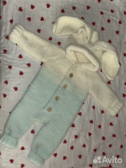 Комбинезон вязаный ручная работа