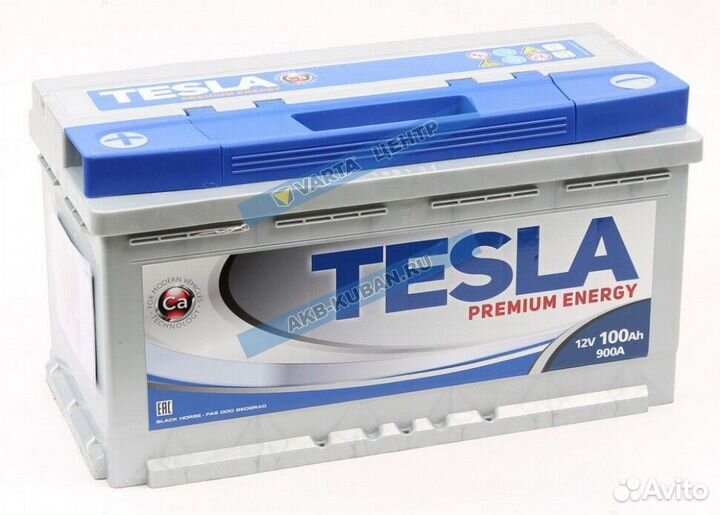 Аккумуляторы Tesla 100 Ah 900 А гарантия, доставка