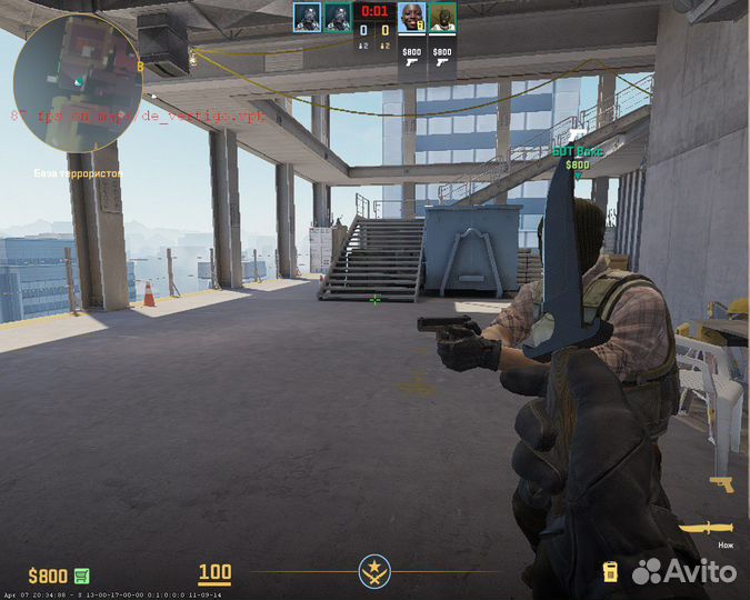 Материнская плата с процессором и оперативной