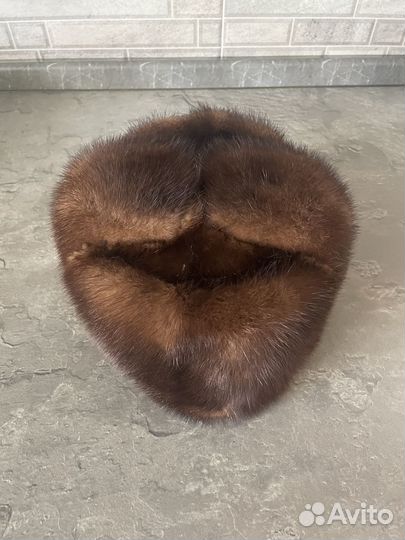 Норковая шапка мужская