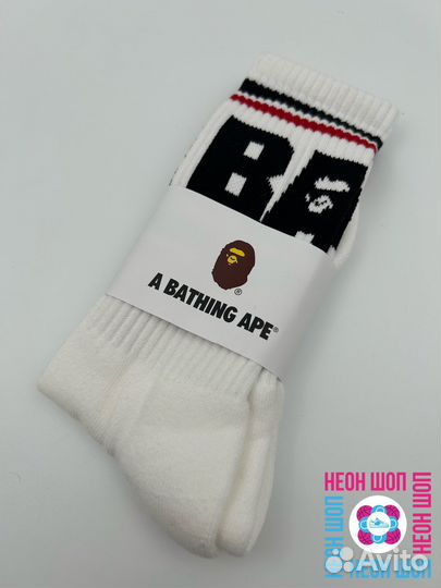 Носки bape A Bathing Ape высокие