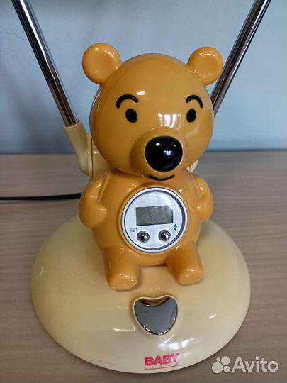 Лампа настольная с часами