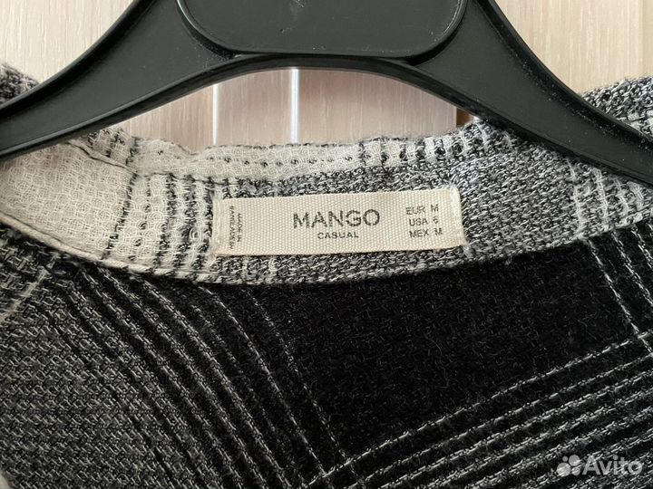 Рубашка Mango женская М 44 в клетку