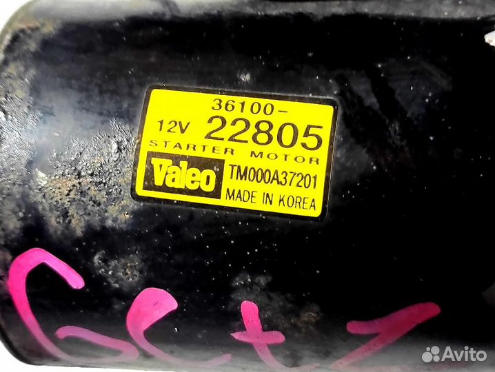 Стартер МКПП Hyundai Getz