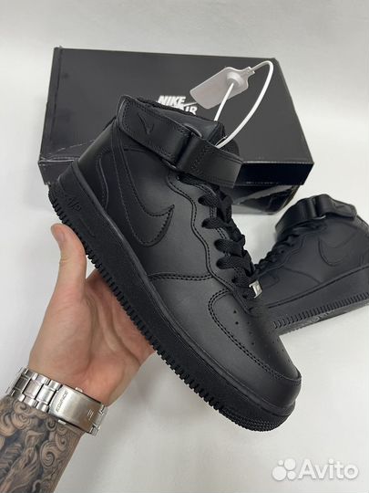 Кроссовки зимние nike air force 1 высокие