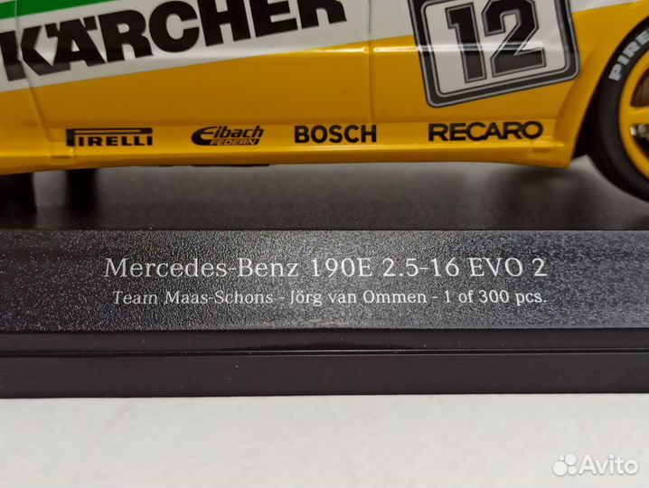 Mercedes 190E 2.5-16 EVO 2 ) W201) Minichamps 1:18