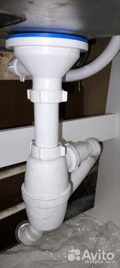 Продам сифон с переливом