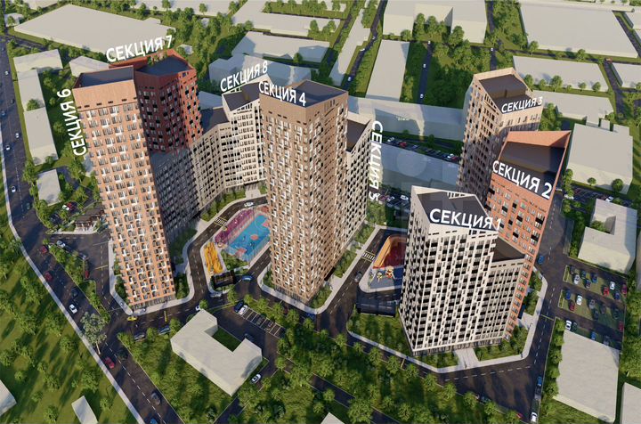 1-к. квартира, 49,7 м², 5/24 эт.