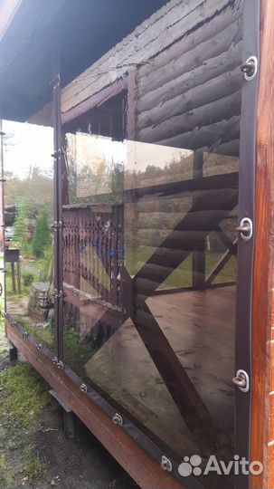 Мягкие пвх окна на беседку